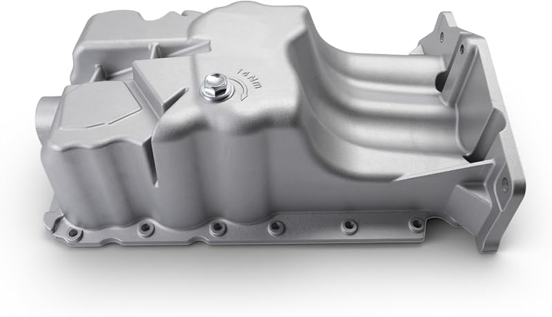 Cárter de óleo do motor AxleyHub com bujão para Chevrolet Cruze, Sonic, Trax e Buick Encore 1.4L – 1 unidade