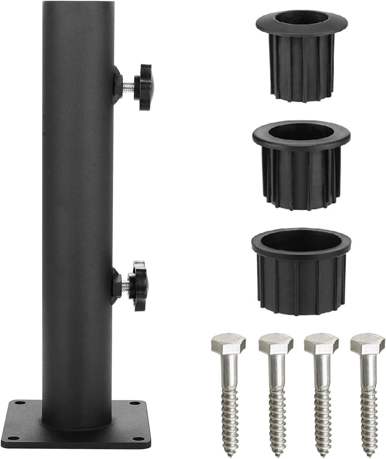 Heavy Duty Steel Square Parasol Stand Base, Patio Umbrella Outdoor