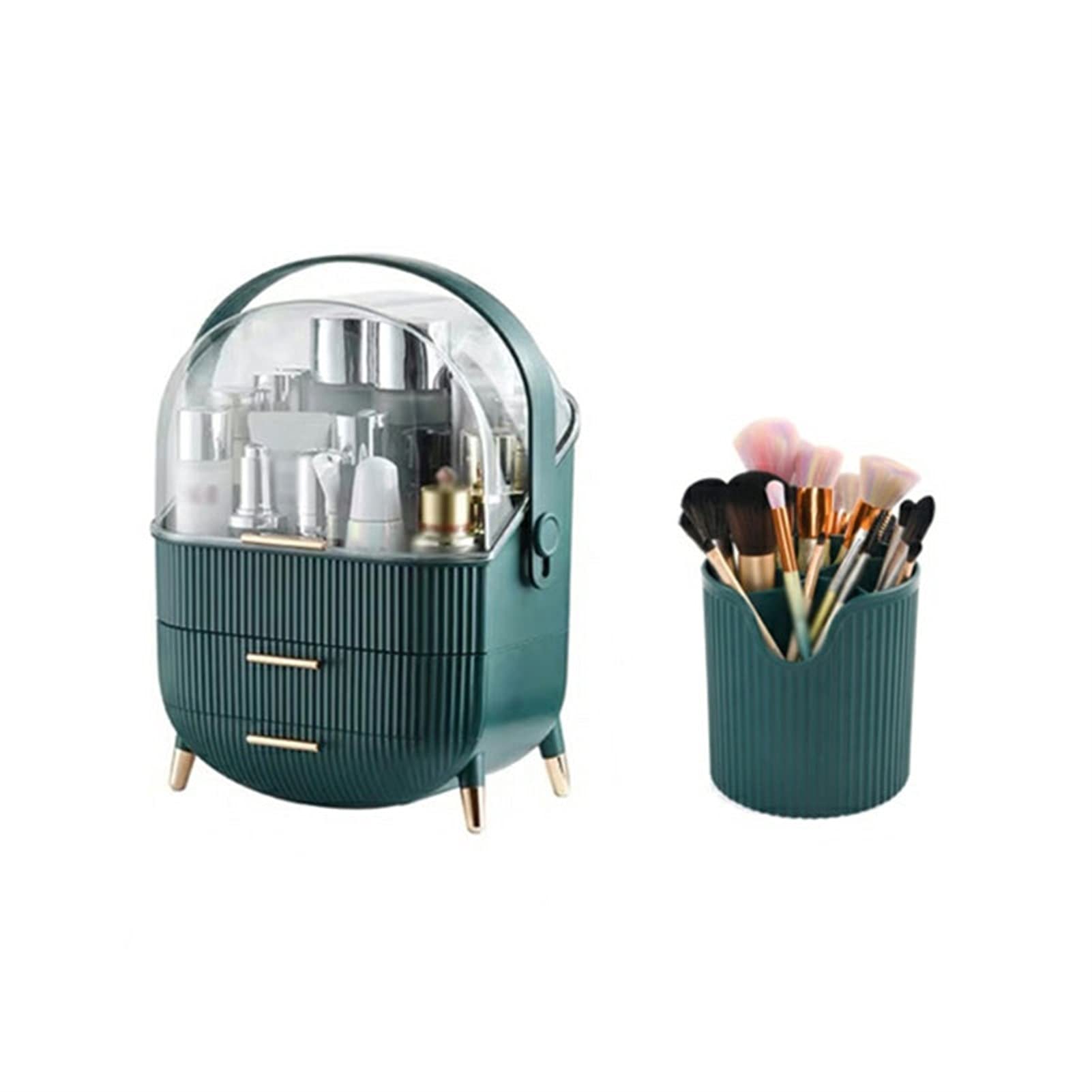 HDBCYUAZ Cosmetic Storage Box Dressing Table Desktop Finishing Mask Lipstick Skin Care Product Rack Large Capacity(A)