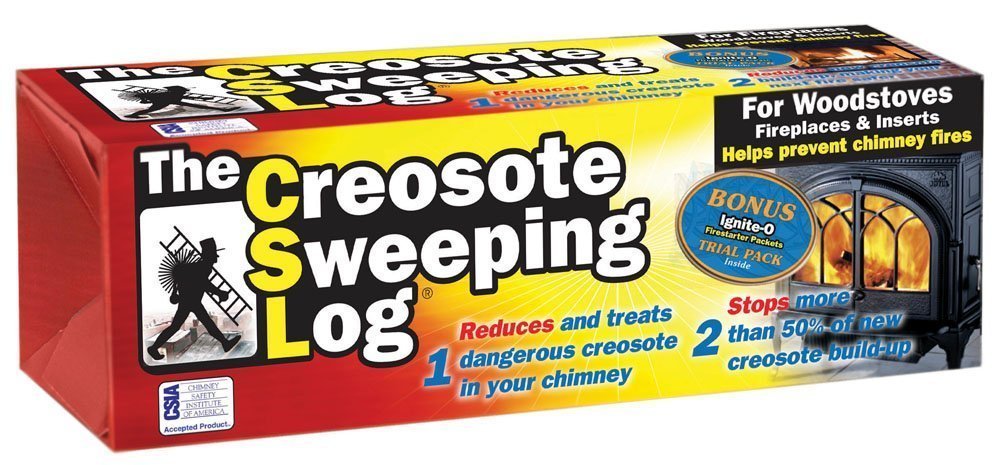 Creosote Sweeping Log For Fireplaces (Pack of 6)