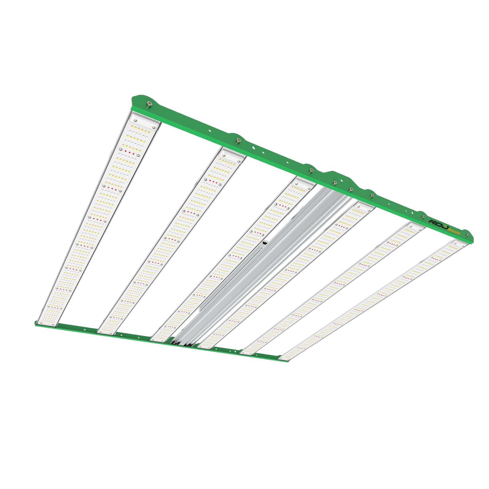RDJ Bouns 720W LED Grow Light for 4x4/5x5 Grow Tent, 6 Bar 100V-277V LM281B+ and EPI Diodes, Full Spectrum Commercial, Overall Size 44" x 44", Daisy Chain 0-100 Dimmable, Perfect for Indoor Garden