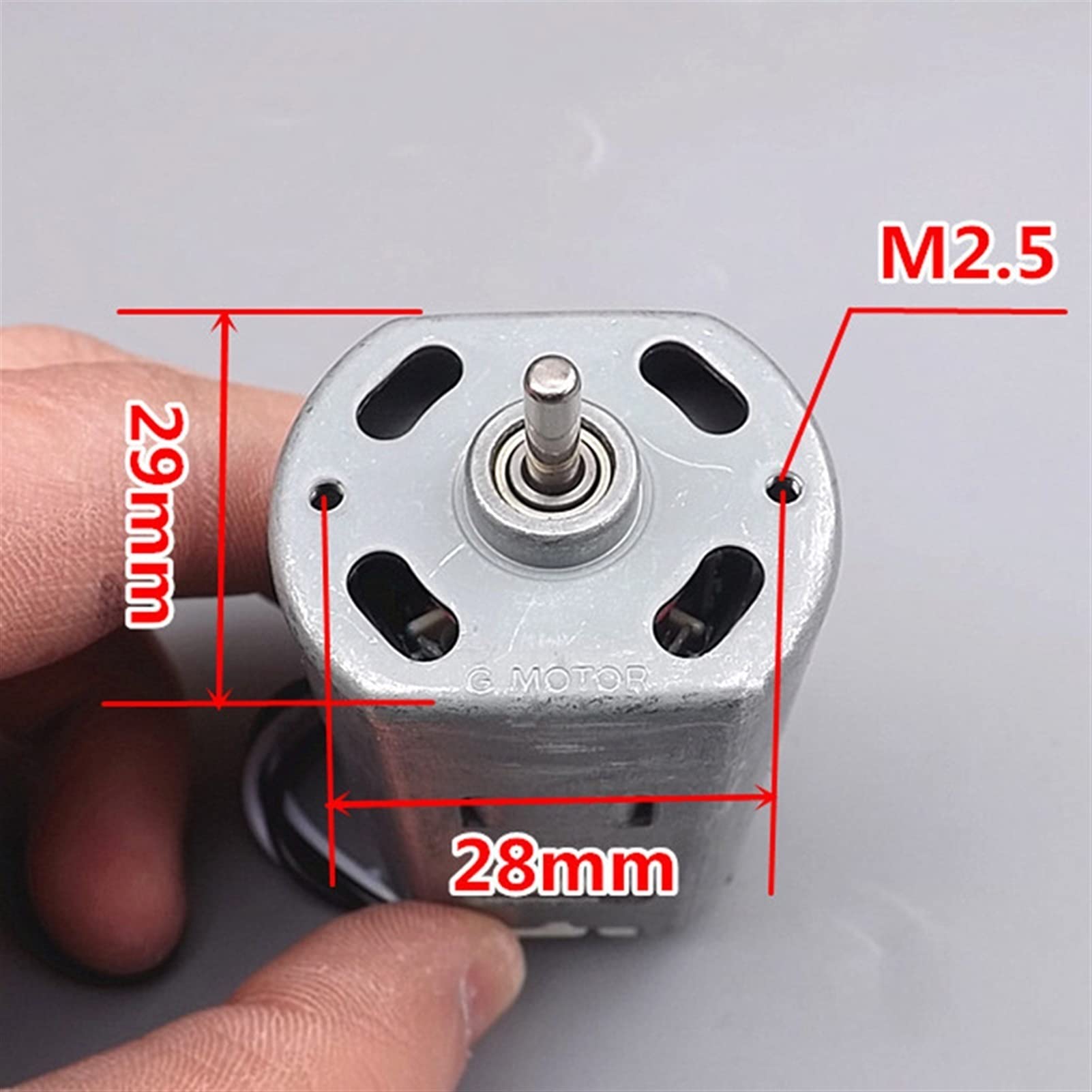 Moteur à rotor 12 pôles, 300 V CC, 12 000 tr/min 30 W, diamètre de l'arbre 3,17 mm, moteur à double roulement à billes avant et arrière Mini Precision