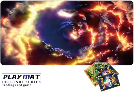 Amazon かっこいい ポケモンカード 専用 プレイマット とっても丈夫 高級感 厚手 ポケモンカード バトル シート デスクマット マウスパッド 3way Syaraku Genesis Ppn87 枠なし トレカ 通販