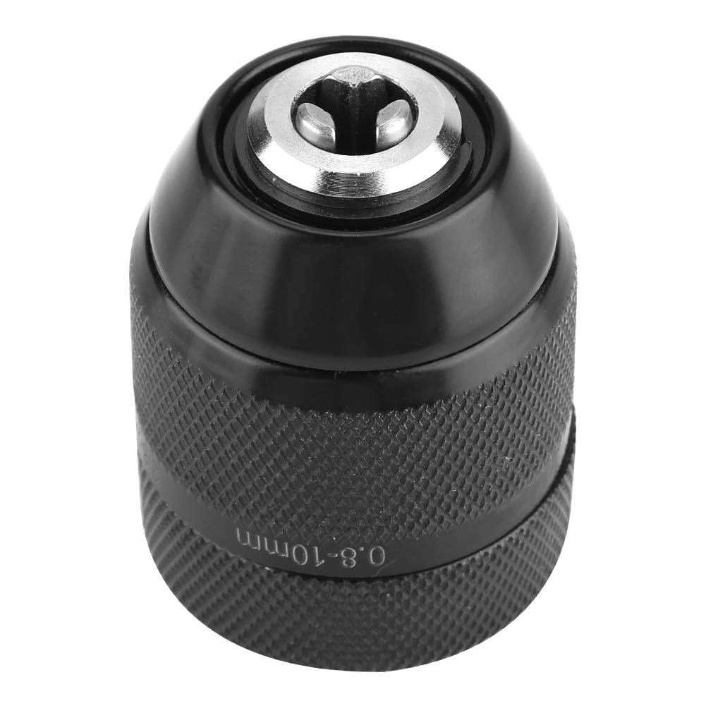 Goshyda Yunir Drill Chuck 3/8 Thread 0.8mm-10mm Keyless Metal Hand Drill Chuck for Impact Drills Over 1050W Power.