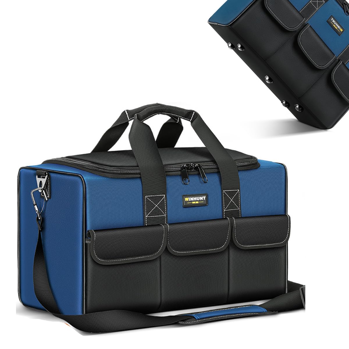 Serplex® 21 inch Tool Bag, Large Tool Bag, Heavy Duty Tool Bag for Men, Wide Mouth Tool Bag with with Interior & Exterior Pockets, Electrician Tool Bag 1620D Portable Tool Case Bag for Electrician (B0DCSF74GW) Amazon Price History, Amazon Price Tracker