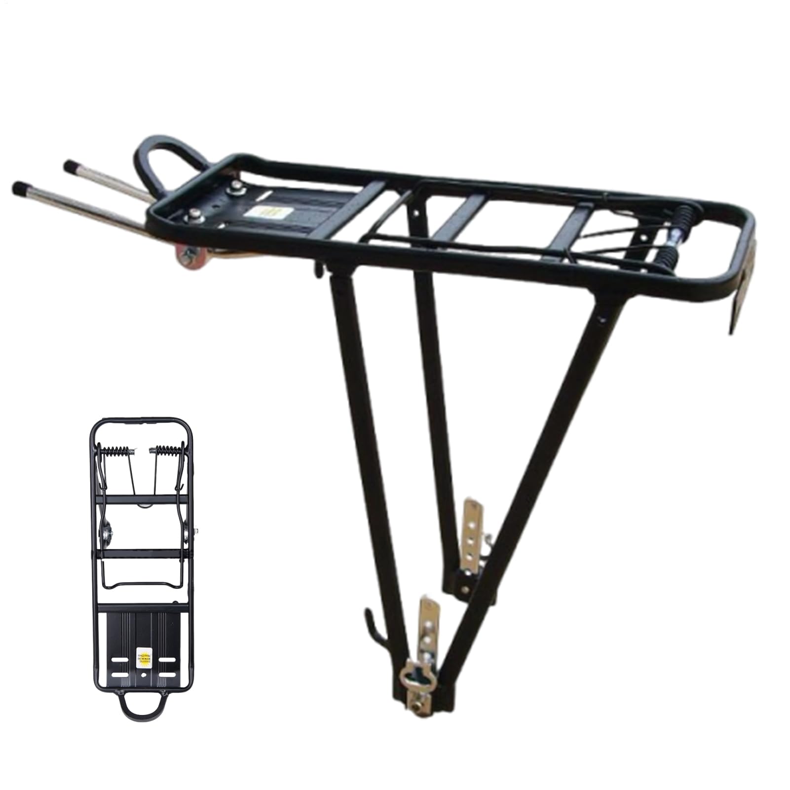Porte-vélos arrière réglable pour transporter vos affaires en voyage VTT