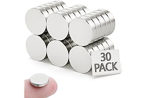 FINDMAG 30 Pcs Neodymium Magnets, 10x2mm