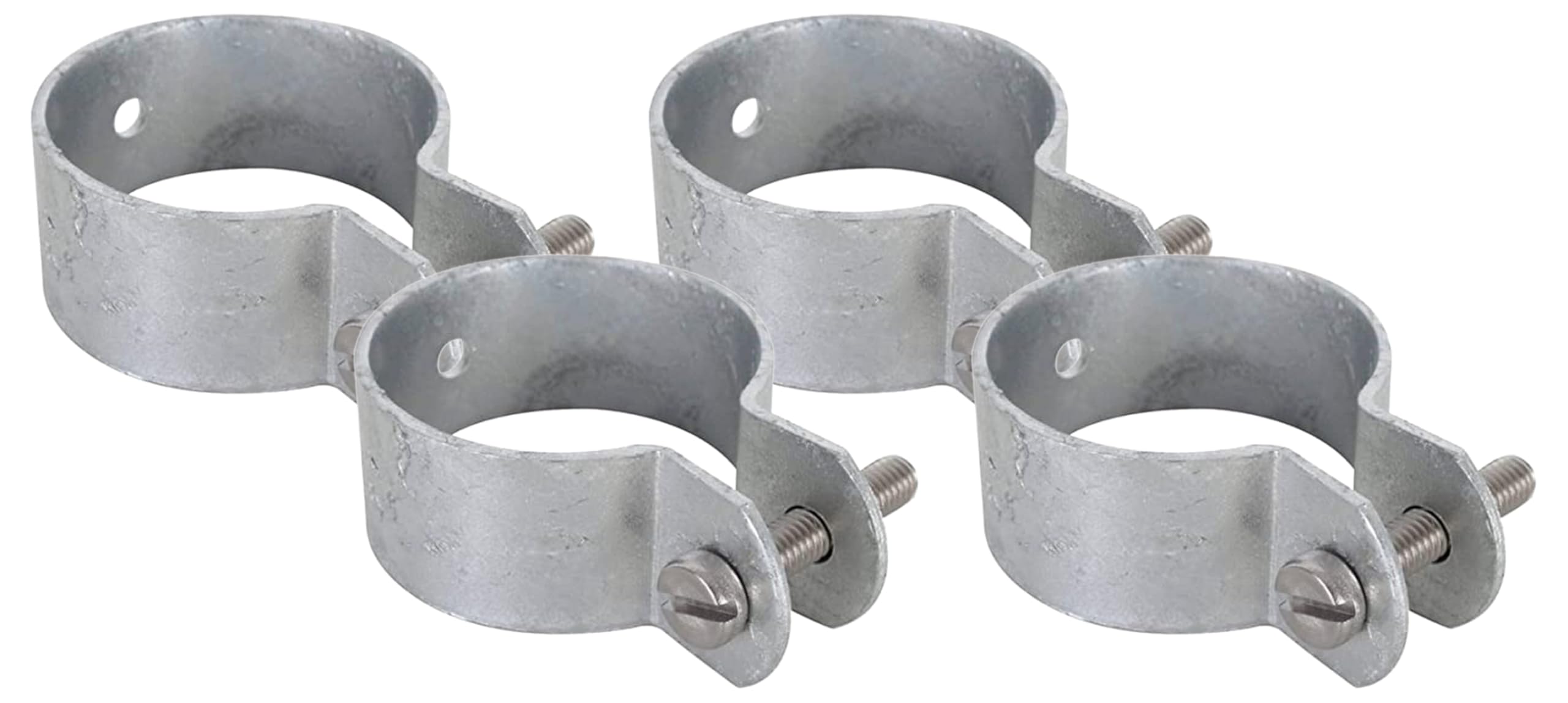 Alberts 656218 Schelle für Streben und Spannbrücken | feuerverzinkt | Schellen- Ø 60 mm (Packung mit 4)