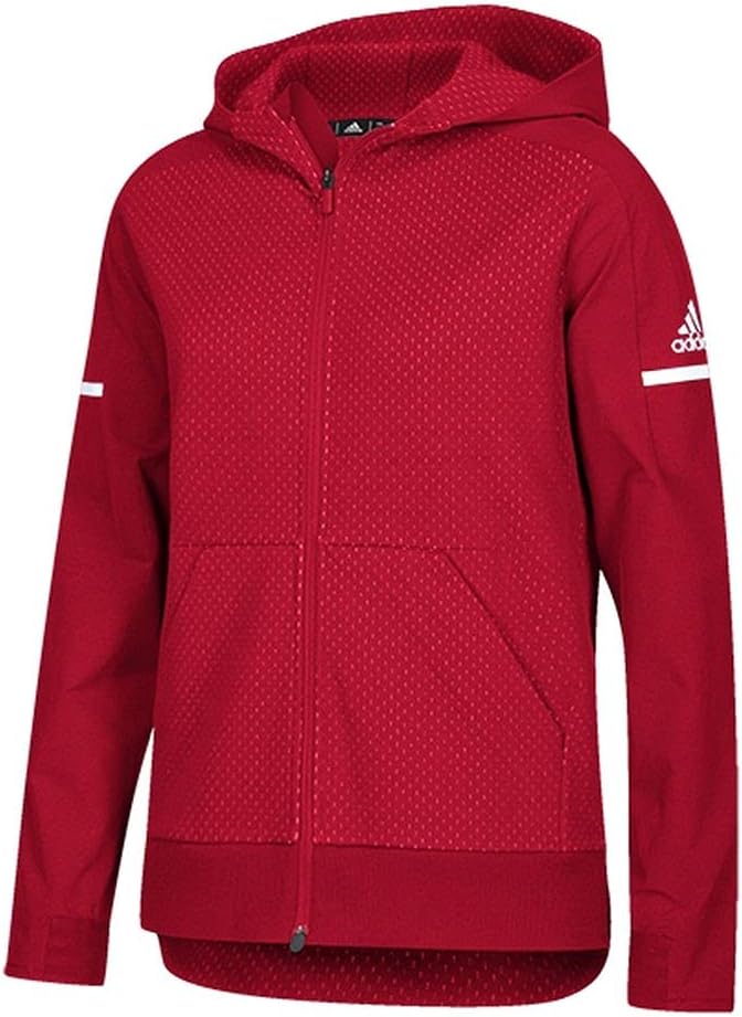 adidas red mesh jacket