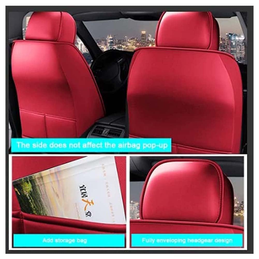 Juego Fundas Asiento Coche Cuero para BMW 1 Series 116d, Impermeable Cubreasientos Delanteros Traseros Protectores Interior Accesorios,C/Black