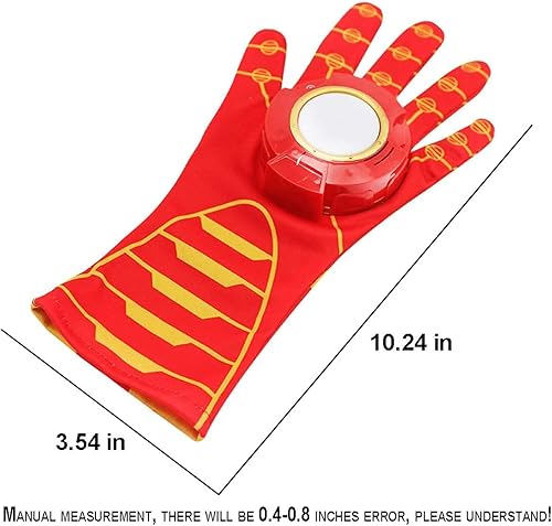 Miniatura 6 de ATGRS Guante luminoso de juguete de voz, fiesta familiar, cosplay en la escuela, juegos al aire libre para niños, dispositivo de sonido y luz,