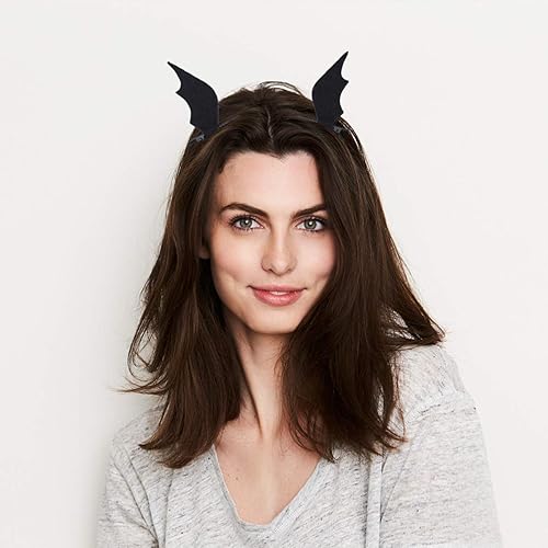 Miniatura 6 de Beaupretty 4 pares de pinzas para el cabello, horquillas para el pelo de cuerno de diablo, horquillas para el cabello con alas de ángel, pinzas de