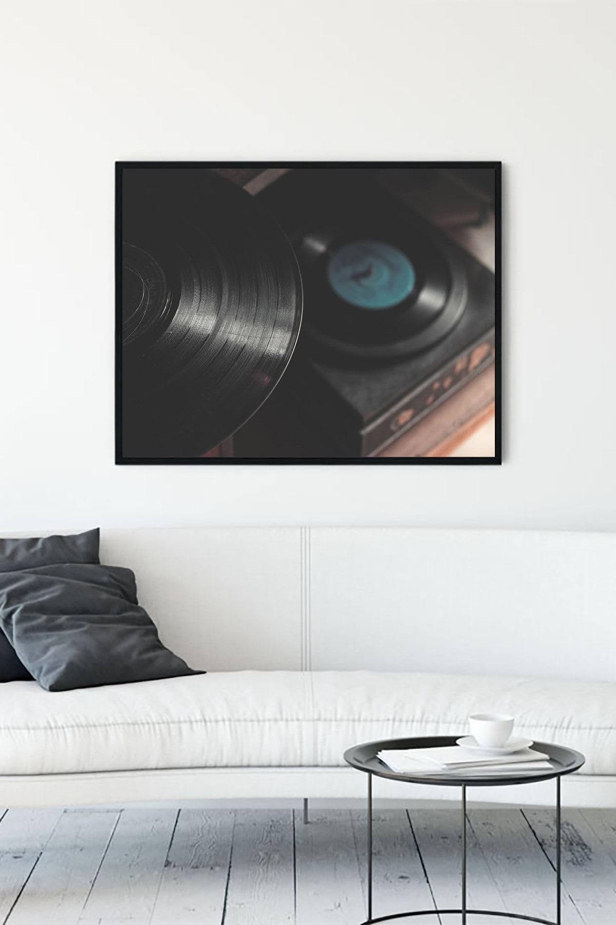 Postermanya (pster10908) Eski Plaklar Nostaljik Çerçeveli Tablo (21x30cm)