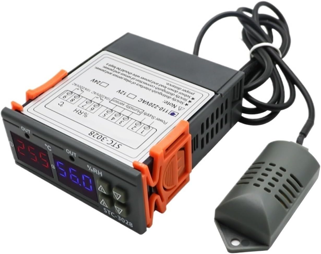 STC-1000 STC-3008 STC-3018 STC-3028 LED Digital Temperature Controller Thermostat Thermoregulator Incubator 12V 24V 110V 220V(STC-1000 DC 12V)