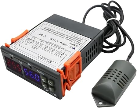 STC-1000 STC-3008 STC-3018 STC-3028 LED Digital Temperature Controller Thermostat Thermoregulator Incubator 12V 24V 110V 220VSTC-1000 DC 12V