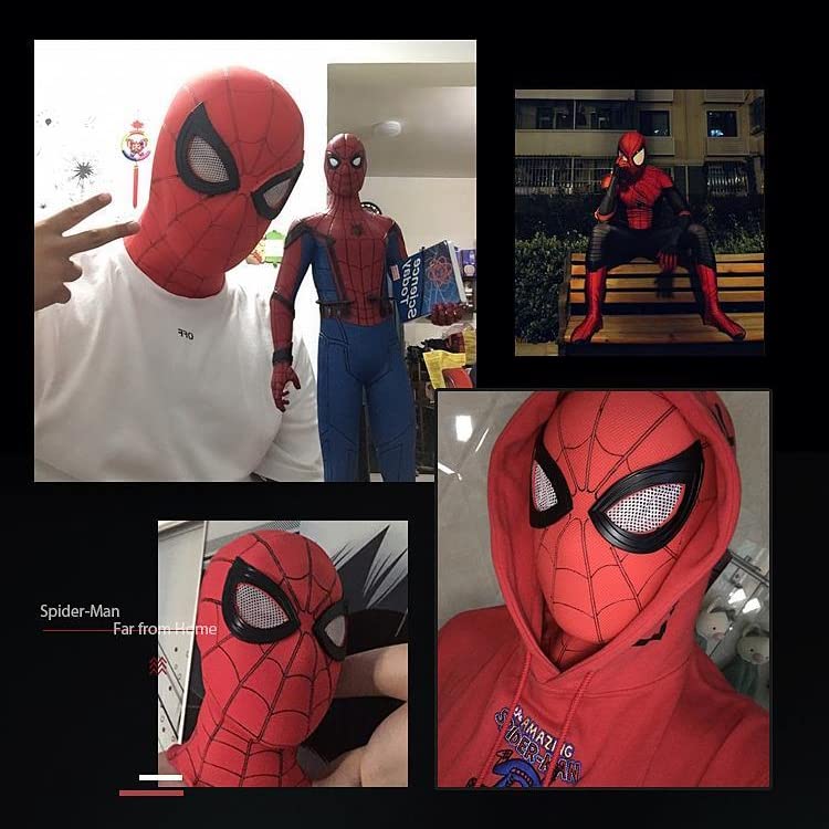 【スパイダーバース】新品 スーペリア・スパイダーマン 2Dマスク コスプレ スパイダーバース】新品 スーペリア・スパイダーマン 2Dマスク