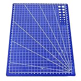 Incluye: Liamostee - Tapete de Corte de Piel para Manualidades (1 Unidad, tamaño A4), diseño de líneas de cuadrícula