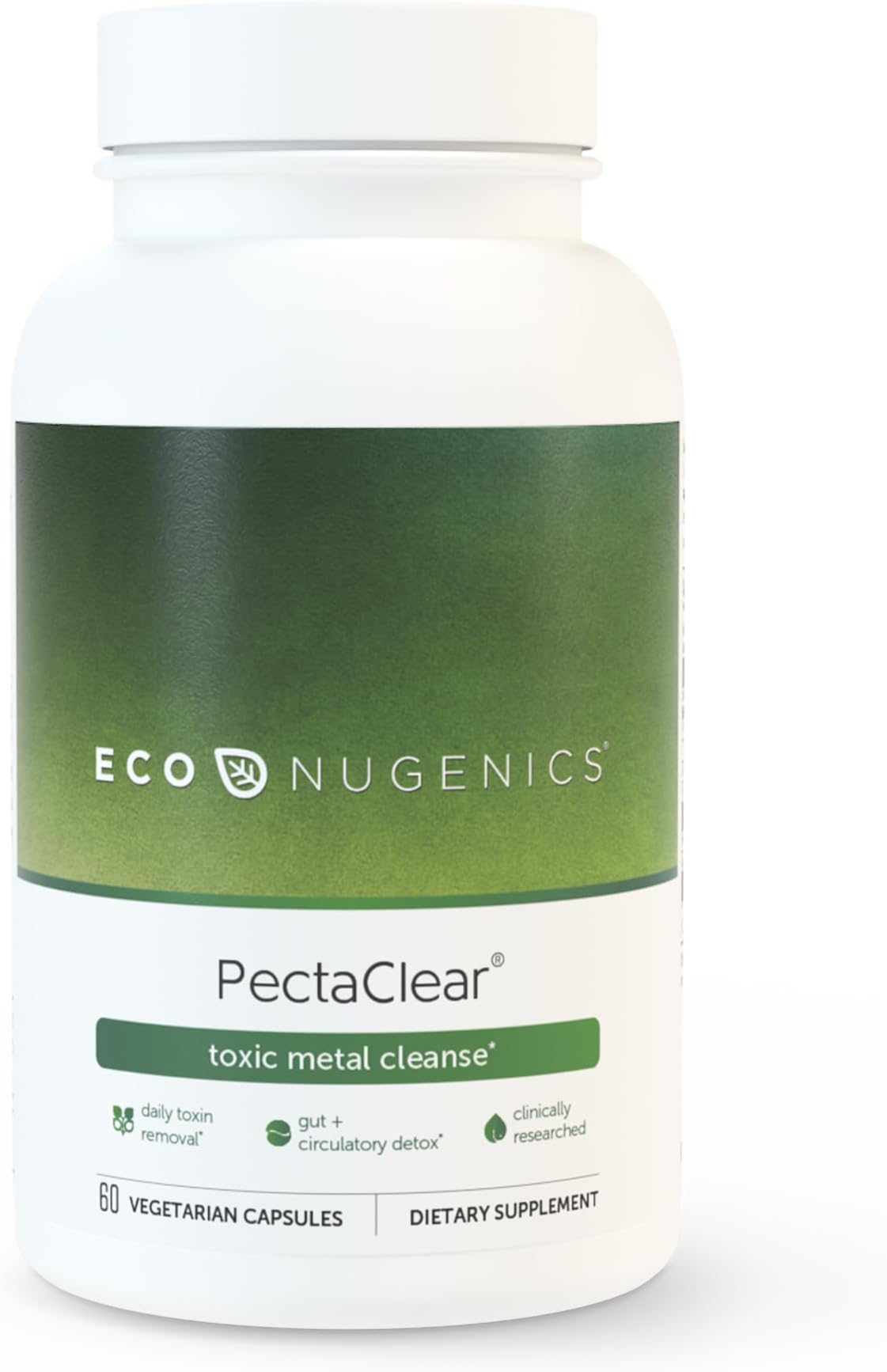 EcoNugenics PectaClear Healthy Detoxification Supplement