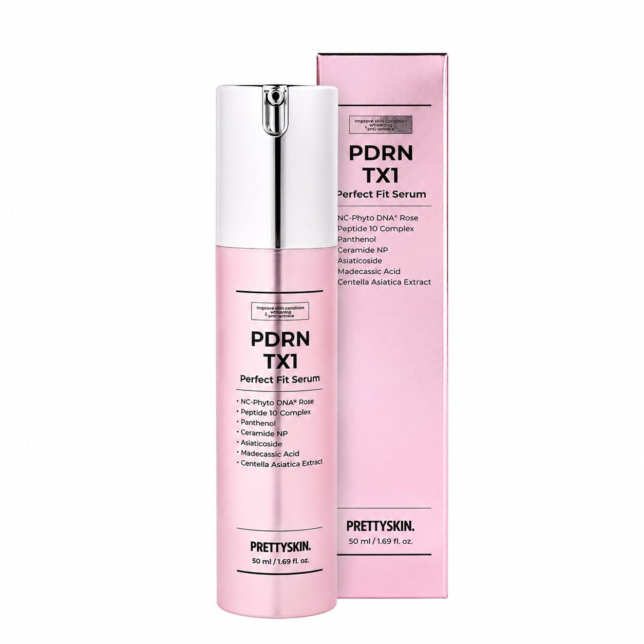 Amazon.com: PRETTYSKIN 21% Vegan PDRN TX1 Perfect fit Serum with