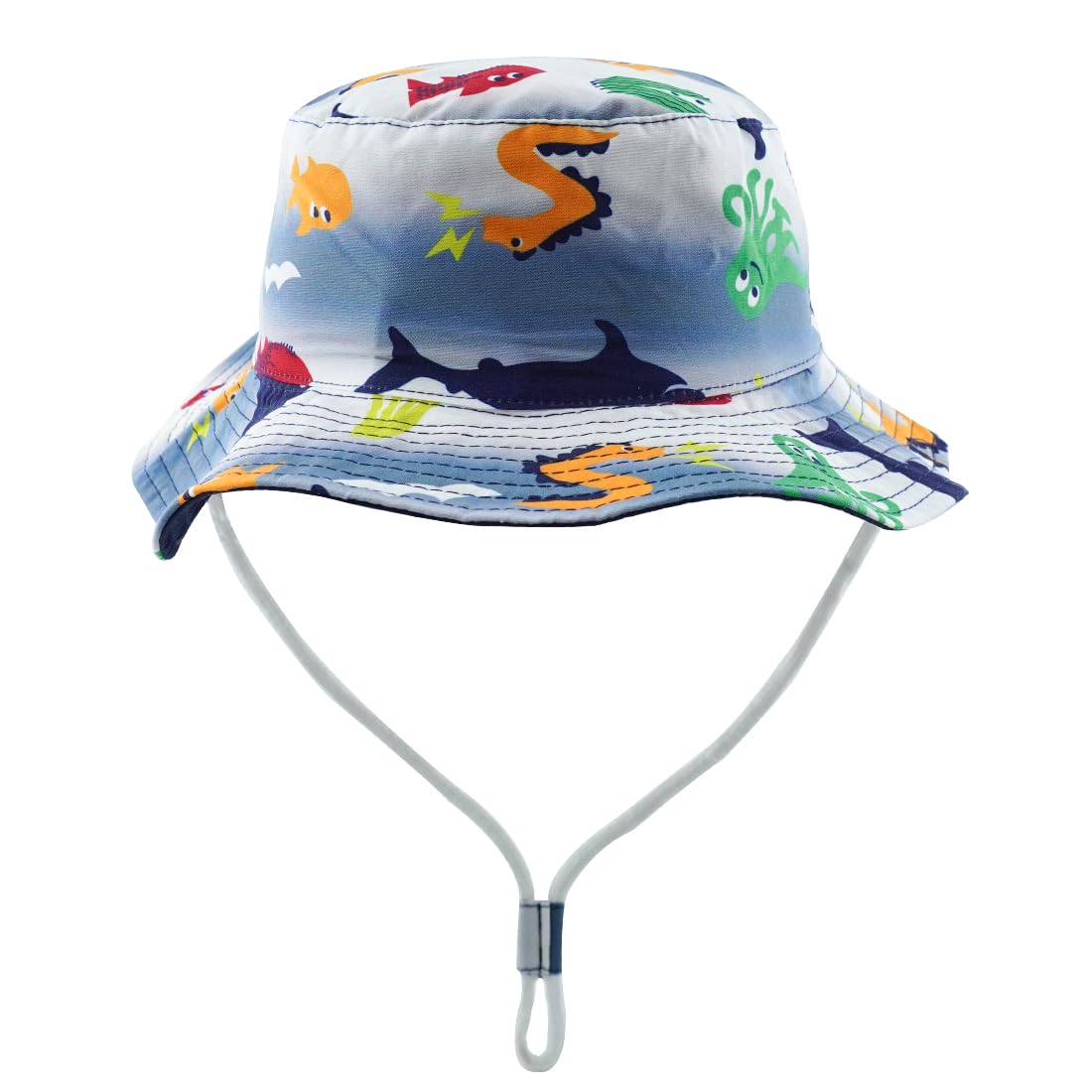 KeepSa Algodón Sombrero de Sol Bebé Niña Niño Verano Ajustable Pescador Gorra Protección de Sol Anti UV UPF 50+ para Exteriores Natación Playa Piscina