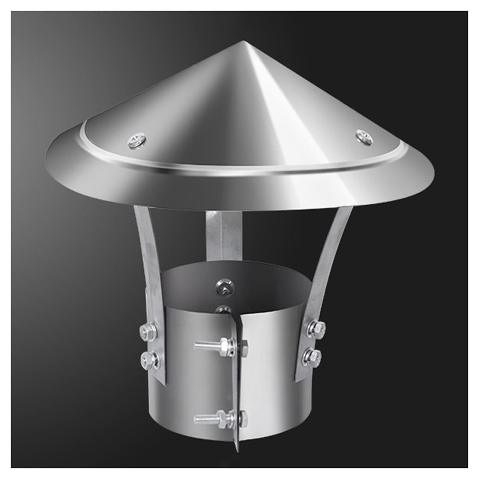 Métal chapeau de cheminée évacuation tube ex de protection toit
