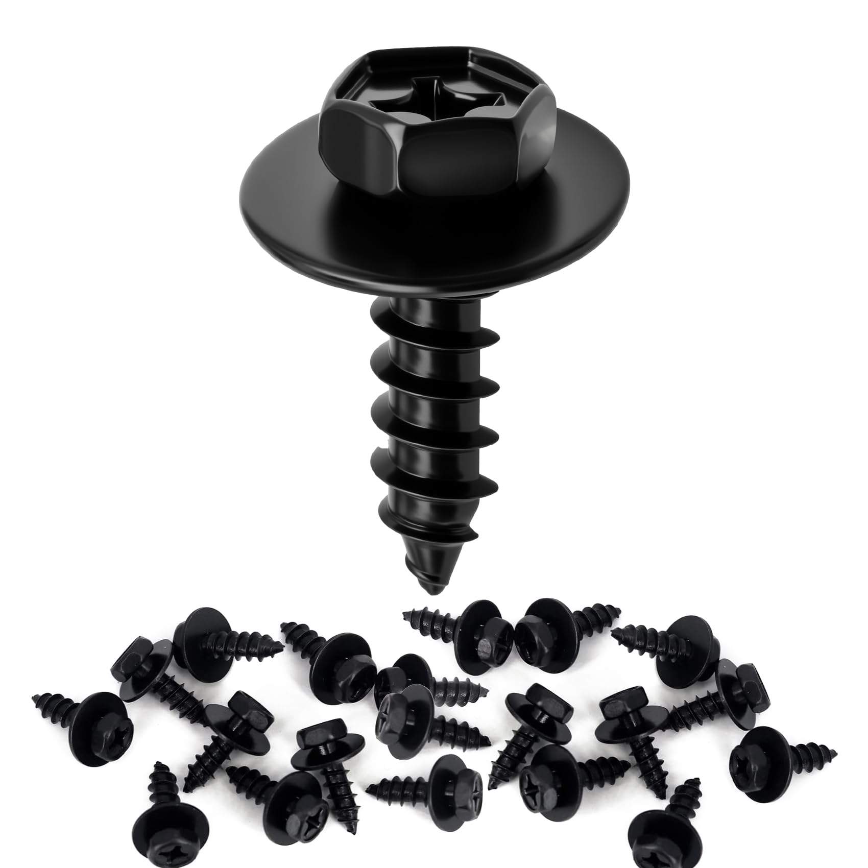 PACLVIO 20PCS Bumper Cover Splash Shield Mud Guard Screw - mud flaps and splash guards | Mubboo