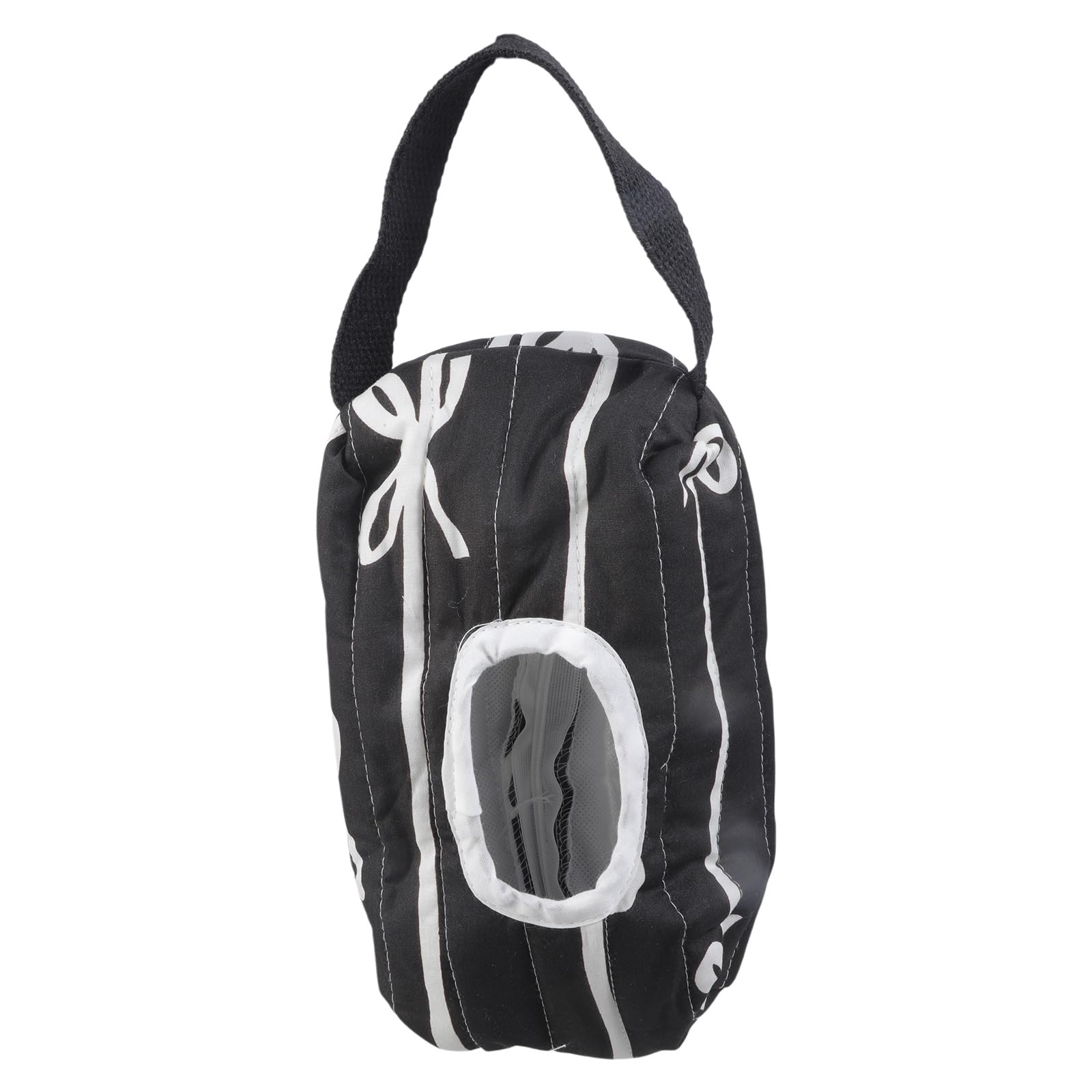 Jazuaiao Sturdy Cotton Pack with Elegant Stripes and Bowknot Home Accessory for Nursery and Diaper Bags Supplies Wipe Bag