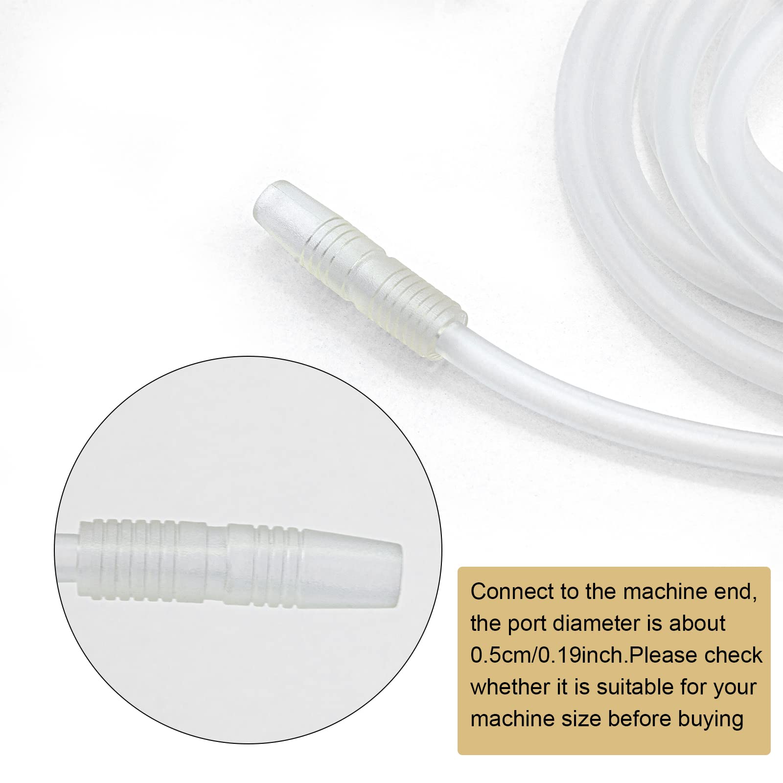 ELITZIA 6x3 trasparente tubo in silicone accessorio per ELITZIA allargamento del seno pompa a vuoto tazze forma di sollevamento del seno macchina digitale seno bellezza salone Spa