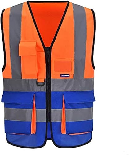 Miniatura 26 de Chalecos de seguridad reflectantes verdes A-SAFETY, talla 3XL