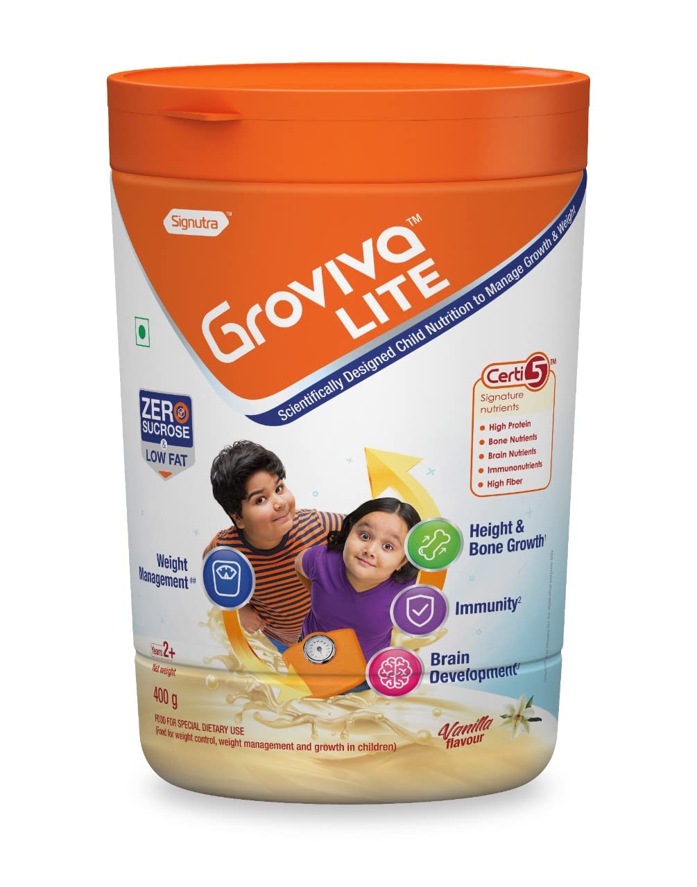 Groviva Lite Child Nutrition to Manage Growth and Weight Jar (Vanilla 400Gram) (B0DFMSRR6Q) Amazon Price History, Amazon Price Tracker