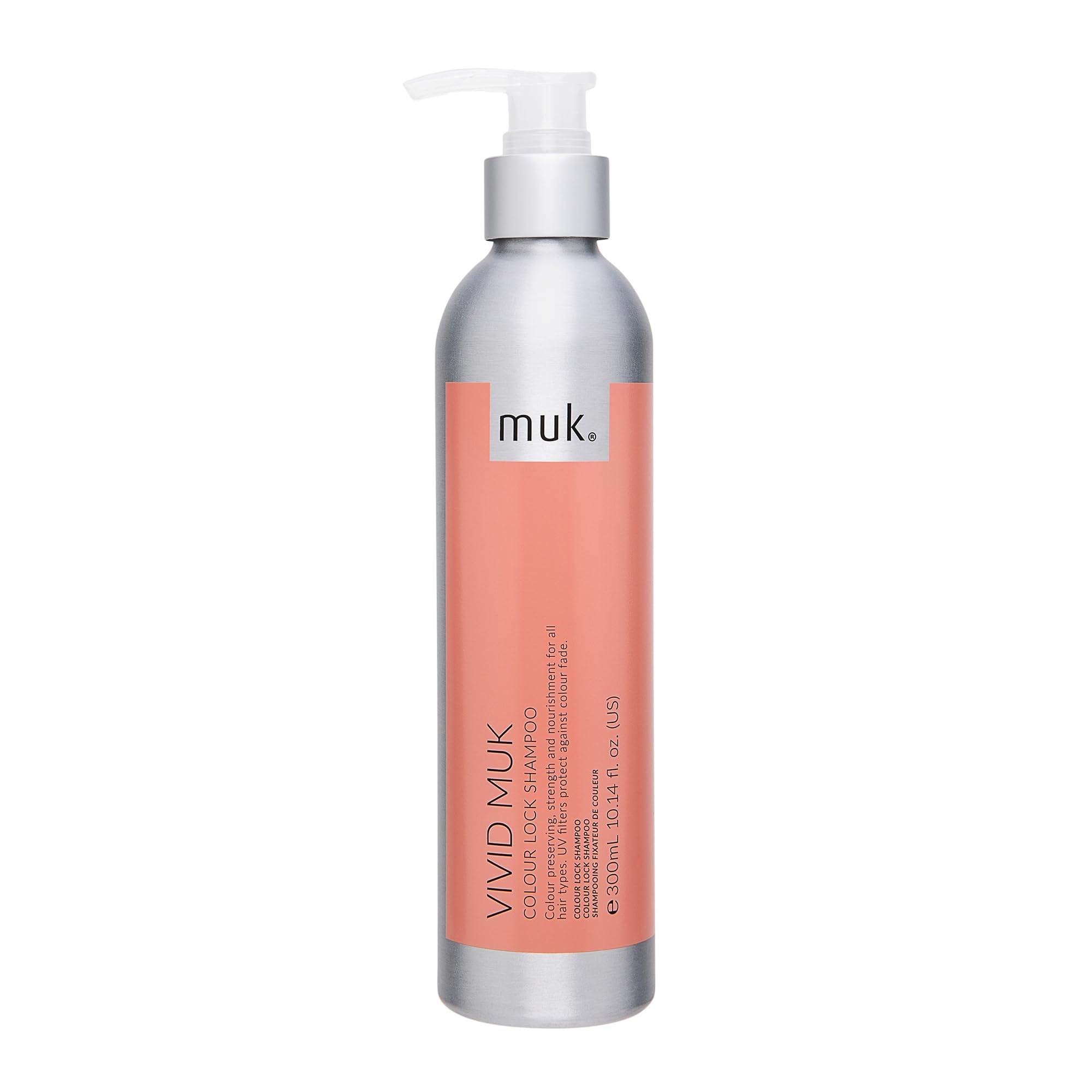 Vivid Colour Lock Shampoo - Colour Care with UV Protection for All Hair Types. Strengthening & Nourishing Color Protect Shampoo. Reduces Fading & Enhances Shine, 300ml