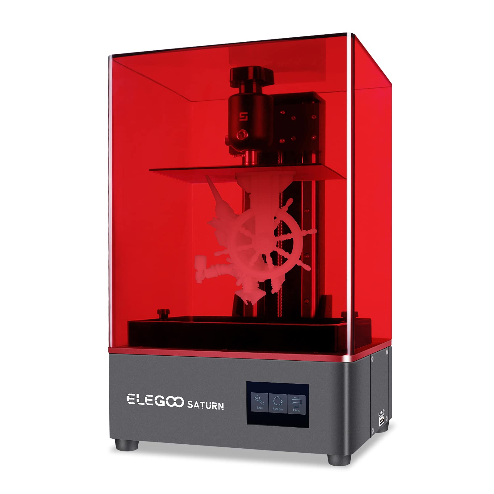 Amazon | ELEGOO Saturn 3Dプリンター 4KモノクロLCD 光造形式 有線LAN 
