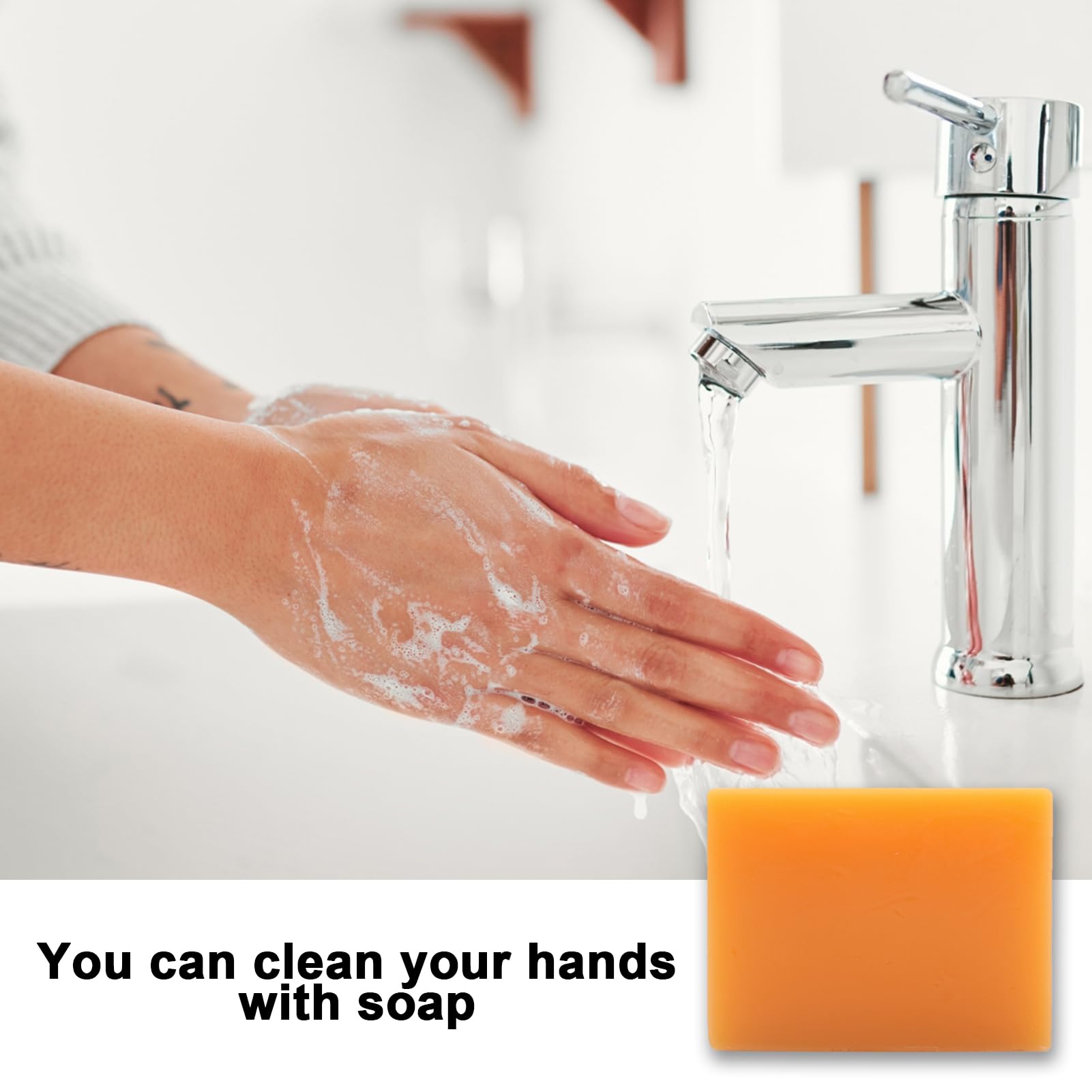 100g Kojic Acid Soap,Savon Eclaircissant,Savon Kojic,Turmeric Soap,Eclaircissant Peau Noir Rapide et Efficace,Les Visage et Corps,Hyperpigmentation Peau Noire