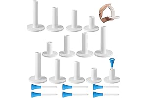 12 Pieces Rubber Golf Tees for Range Mats Driving Range and Practice