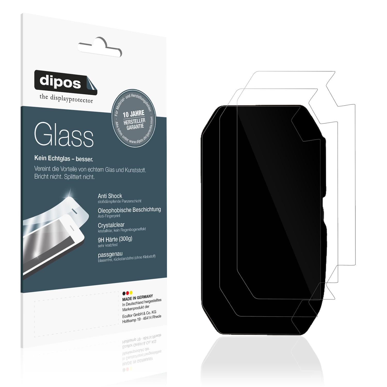 DIPOS - 4x Pellicola Protettiva Antiriflesso Compatibile Con Oneplus 8 Pro Pellicola Dprotezione 2x Anteriore 2x Posteriore 4051837518608