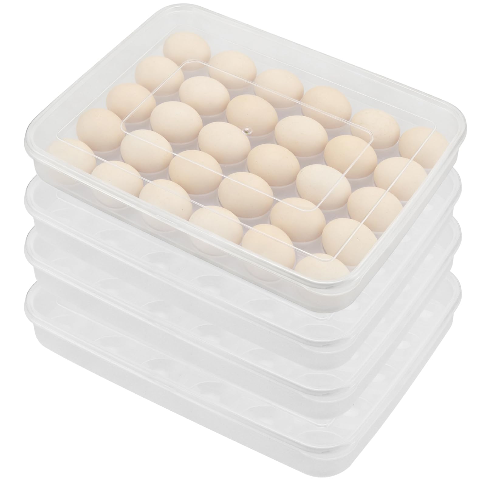 Boîte de transport empilable pour 30 œufs MUKLEI pour stopper la casse au frigo
