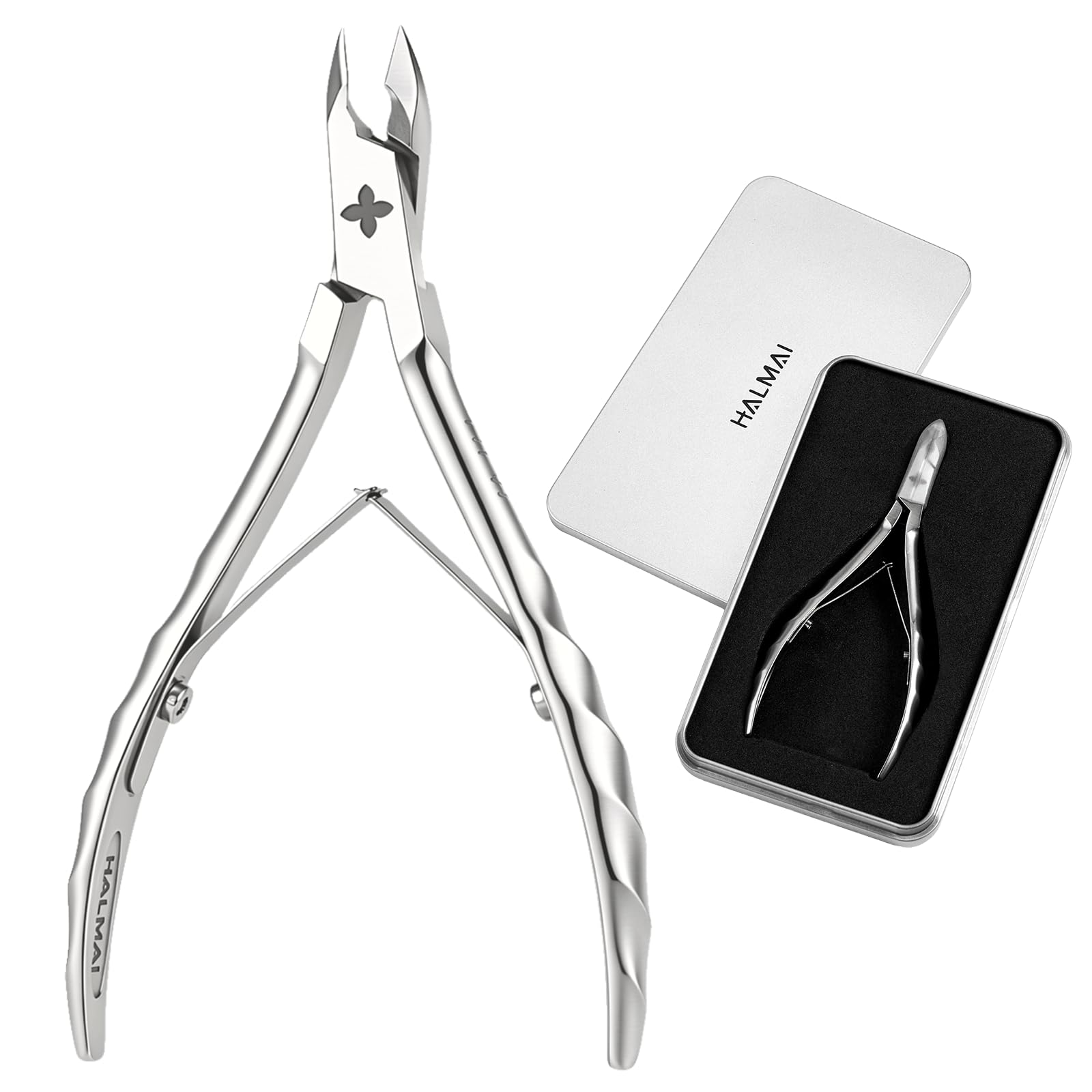 HALMAI Tronchesino Cuticole Professionale In Acciaio Inossidabile Affilato, Tronchesino Unghie Piedi, Taglia Cuticole, Strumento Manicure Pedicure Per Casa E Salone, Adatto Ai Principianti