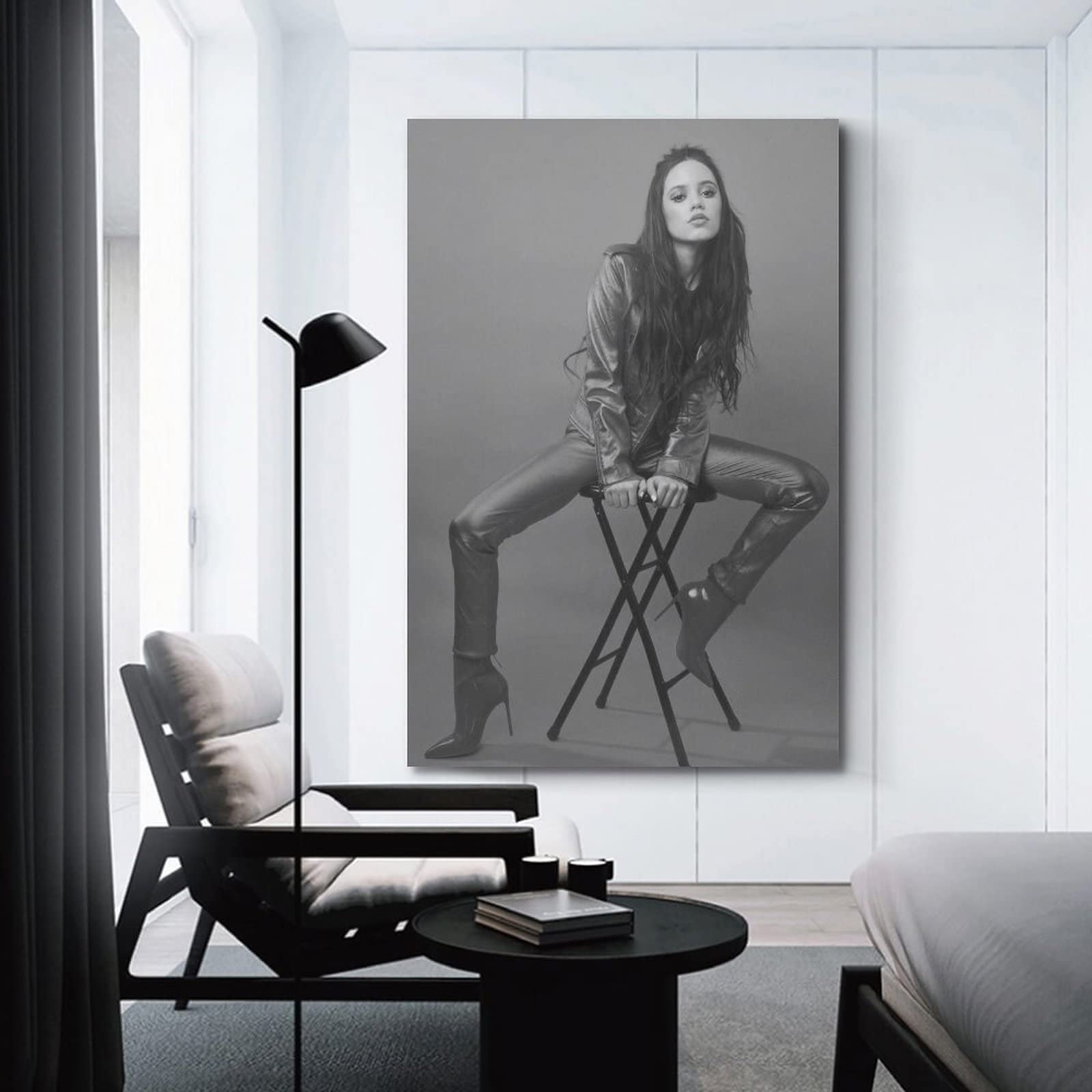 Poster Jenna Ortega - Décoration d'intérieur - Décoration murale à suspendre - Pour chambre à coucher - Esthétique - 20 x 30 cm
