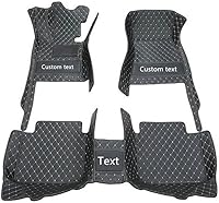 Vista 1 de Alfombrillas de cuero de protección para todo tipo de clima para coches, SUV y camiones según el modelo automotriz (lado azul medio gris)