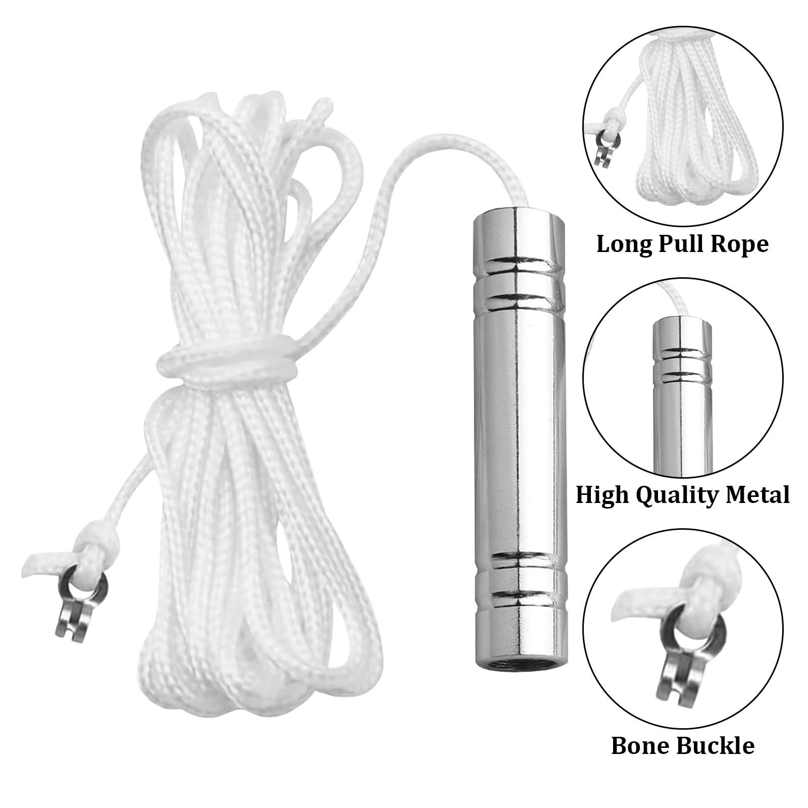 MADGININE Bathroom Light Pull Cord 2 Pcs Pull Cord Light Switch Bathroom, Light Pull Cord - Image 3