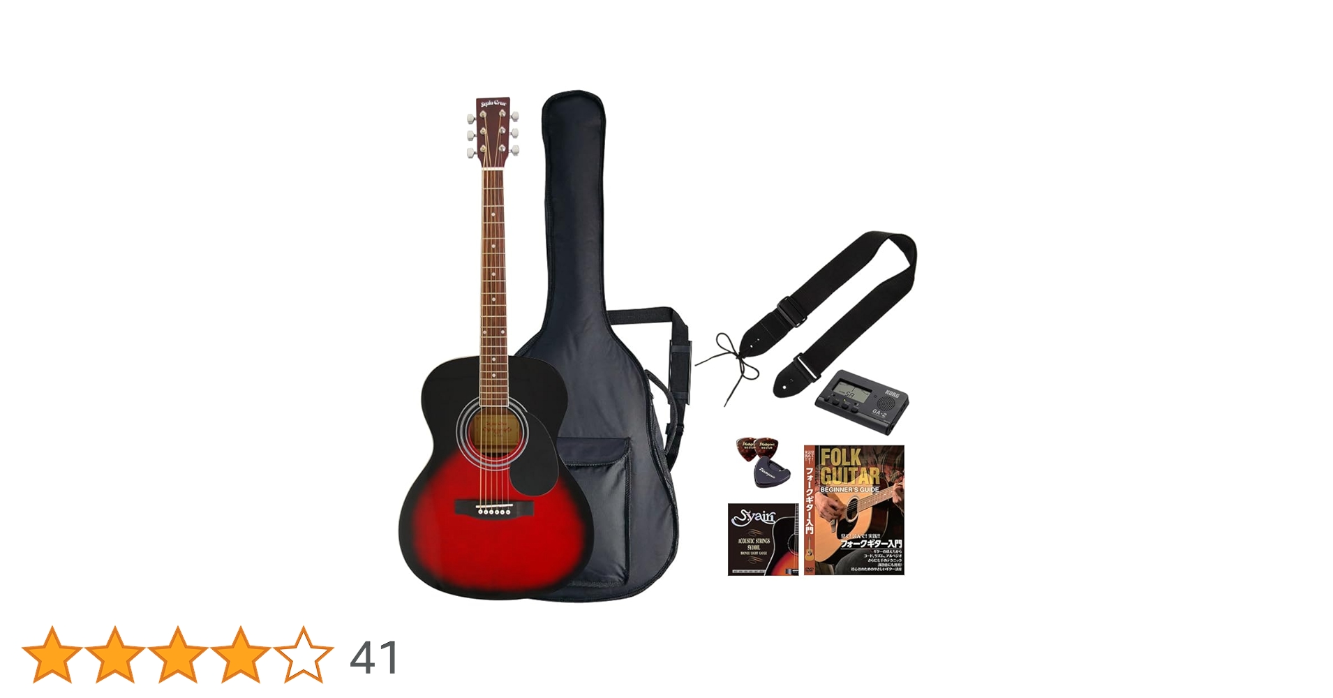 Amazon | Sepia Crue セピアクルー アコースティックギター 初心者入門