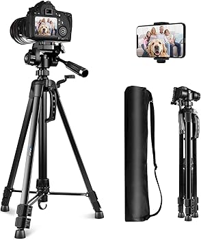 Amazon | PULUZ カメラ用三脚 スマホ用三脚 高さ55-139cm カメラ