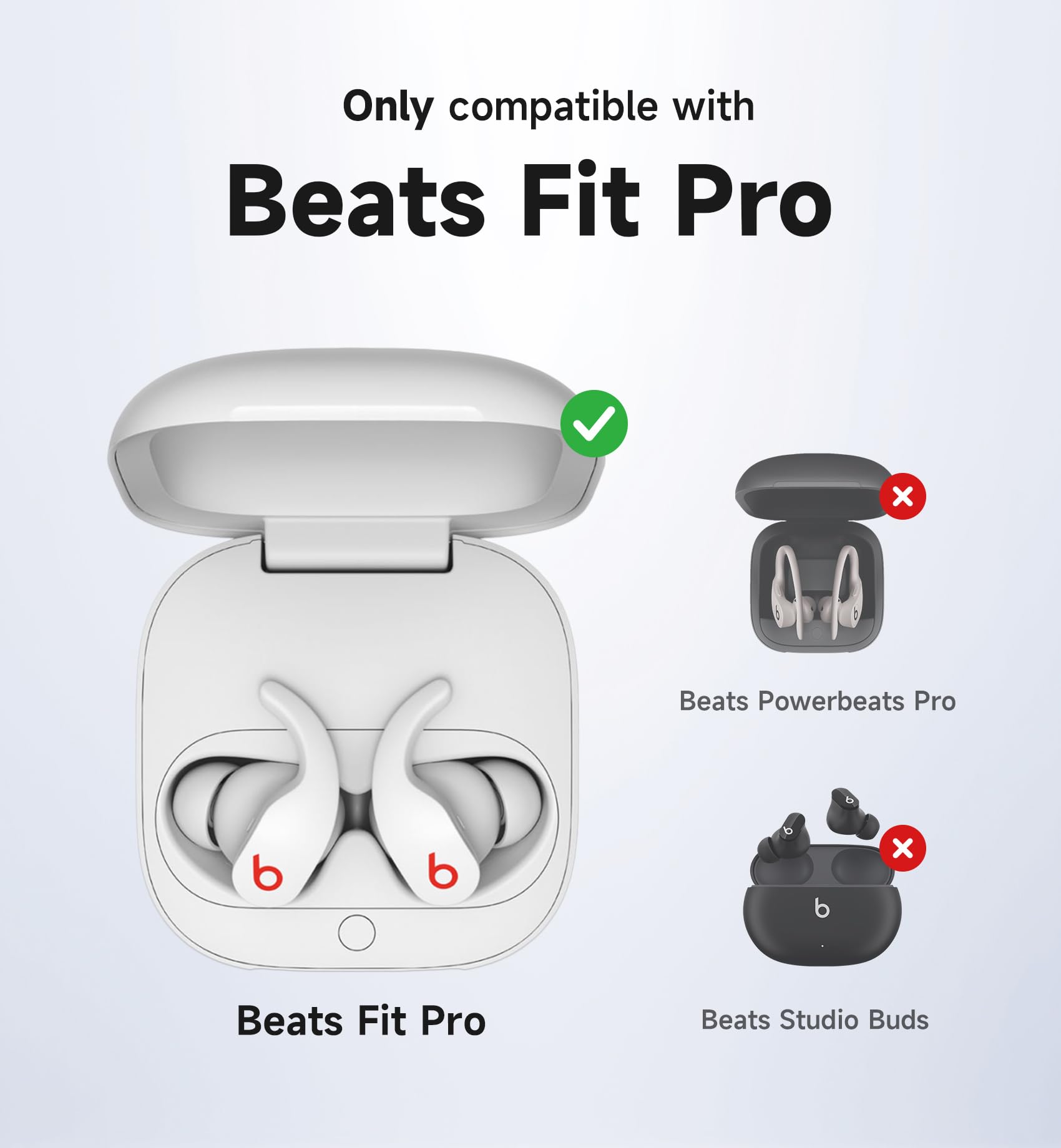 Amazon.com: SURITCH Case Compatible with Beats Fit Pro Earbuds