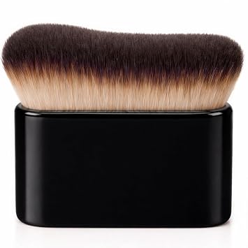 Driyi Self Tanner Brush for Body & Face Streak-Free Kabuki Brush for Tanning Mousse, Lotion, Bronzer, Sunless Tanner, Body Makeup, Foundation, Concealer Large Vegan Self Tanning Applicator Tool