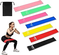 Guirnd 7 Pack Resistance Bands Set - 5-Level Loop Bands for Glutes, Legs, Yoga, Pilates, Strength Training with Storage Bag
