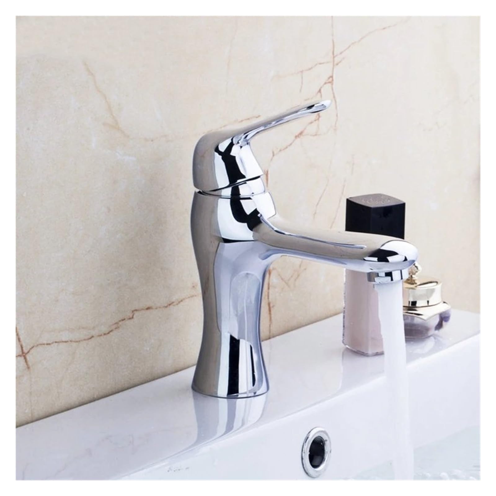 Robinet de salle de bain durable en laiton contre les fuites d'eau