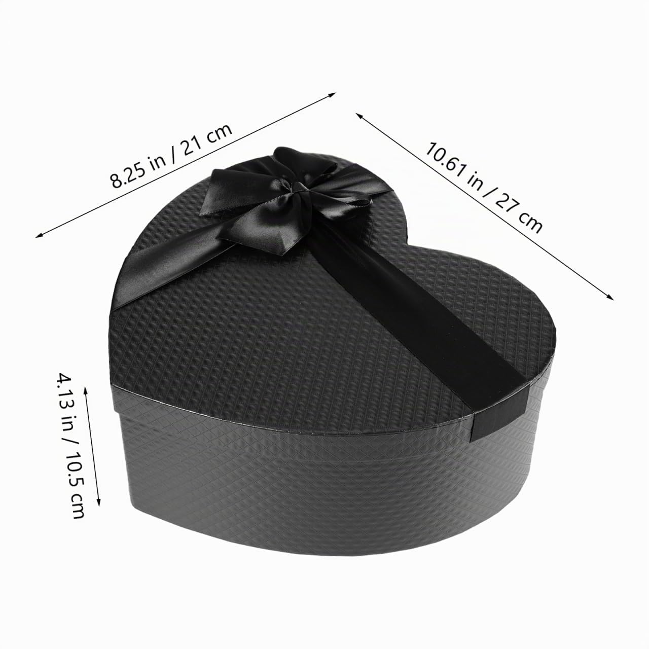 Gatuida HerzföRmige Geschenkbox Aus Papier Mit Deckel 10.43X8.27X4.13In FüR Blumenarrangements Valentinstag Hochzeit Und Geschenkverpackung