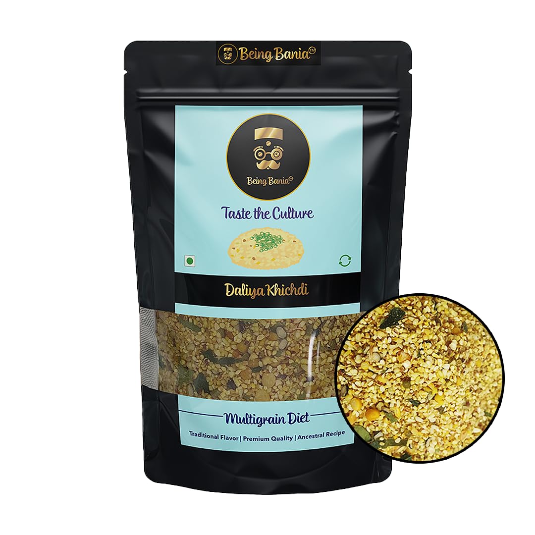 Being Bania Premium Multigrain Daliya With No Wheat | 100% Natural | High Fiber With Rolled Oats Sorghum And 8+ Grains | Healthy Dalia Khichdi | Diet Food, 210 Gram (B0B8VJY9LT) Amazon Price History, Amazon Price Tracker