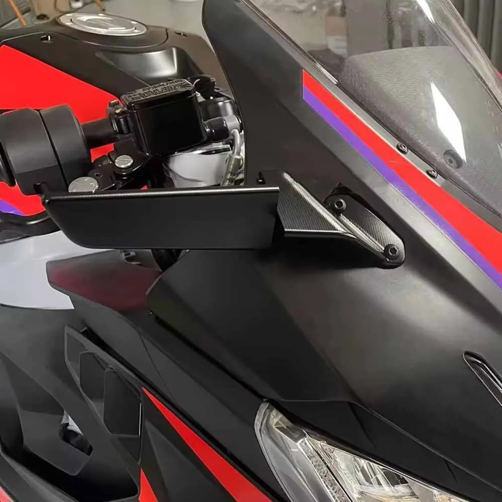 For RS457 rs457 2025 2024 New Motorcycle Stealth Mirrors Accessories Mirrors Sports Adjustable Wing Rear View Mirror