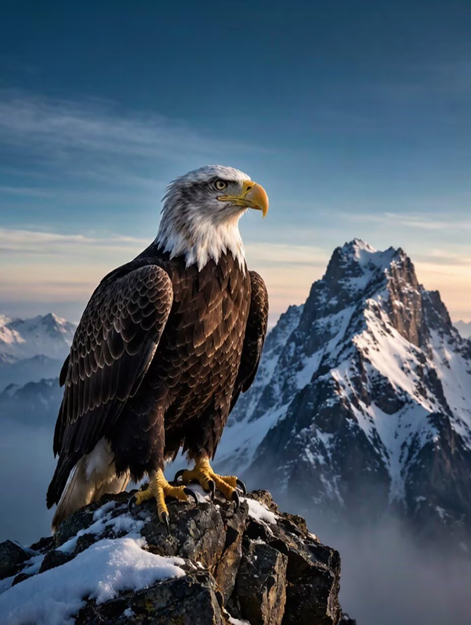 Malen Nach Zahlen Erwachsene Eagle Paint by Numbers 80x110cm R-F72XX